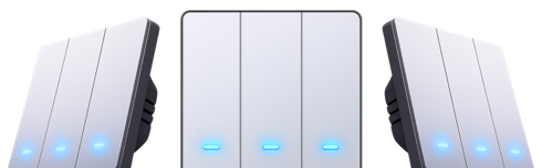 3 interrupteurs connecté triple allumage