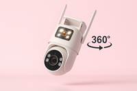 Caméra extérieur blanche wifi 360 degrés