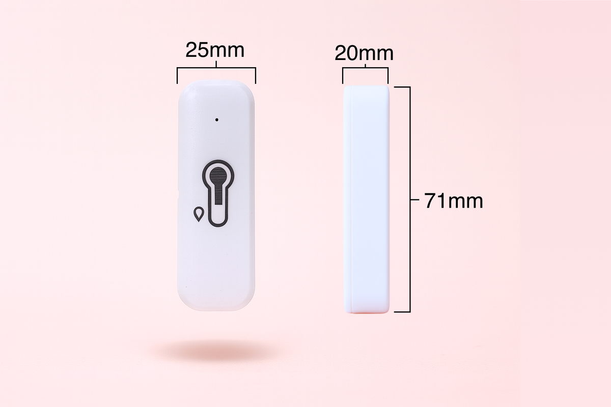 guide de taille du capteur de température connecté