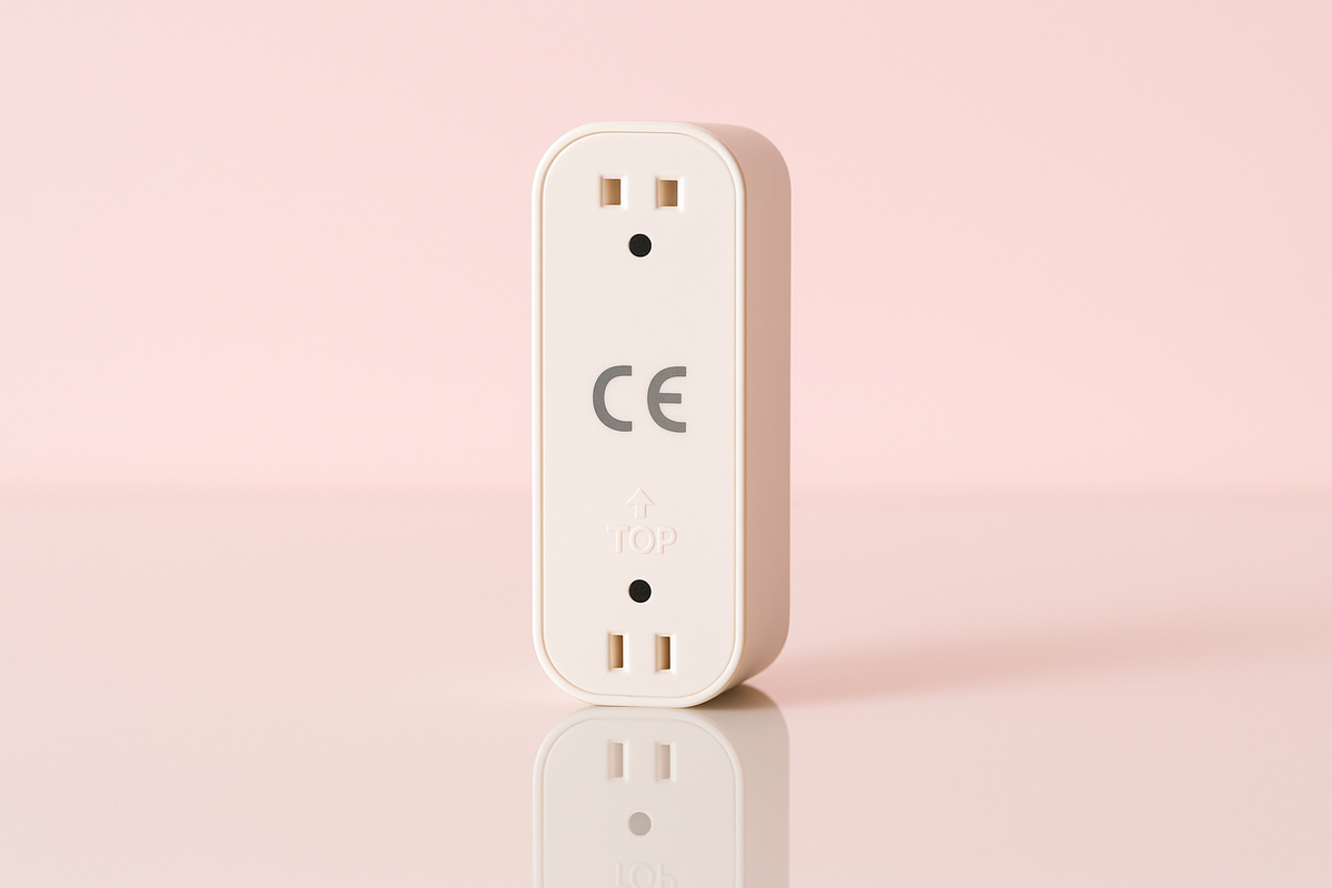 Un capteur de température connecté de dos