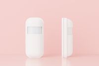 Kit alarme sur fond rose