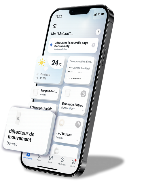 Téléphone avec application