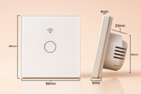 taille interrupteur connecté tactile